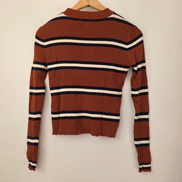 BP Striped Ribbed Top - XS - Picture 2 of 5